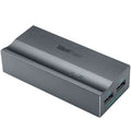 SilentPower USB iPurifier Pro noise filter and conditioner for improved USB power quality, compact design with sleek black finish.