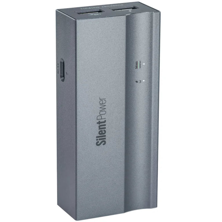 SilentPower USB iPurifier Pro noise filter and conditioner for clean, stable power supply in a compact device.