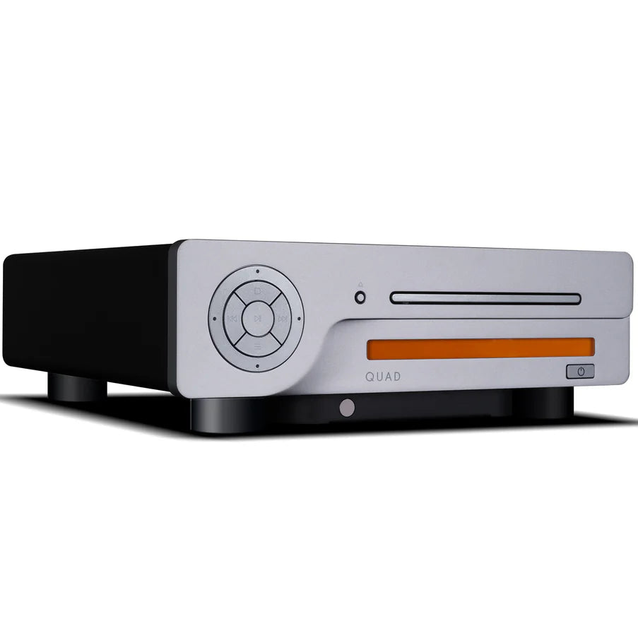 Quad 3CDT CD player with sleek design and digital display, showcasing the premium audio equipment from Quad.