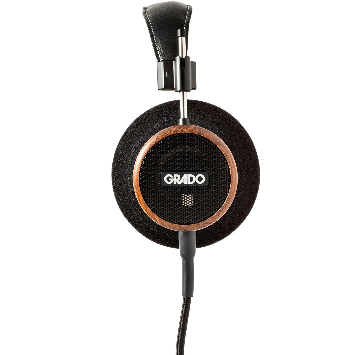 Wired Grado Signature S550 headphones with open-back design and over-ear style, featuring sleek black ear cups and headband.
