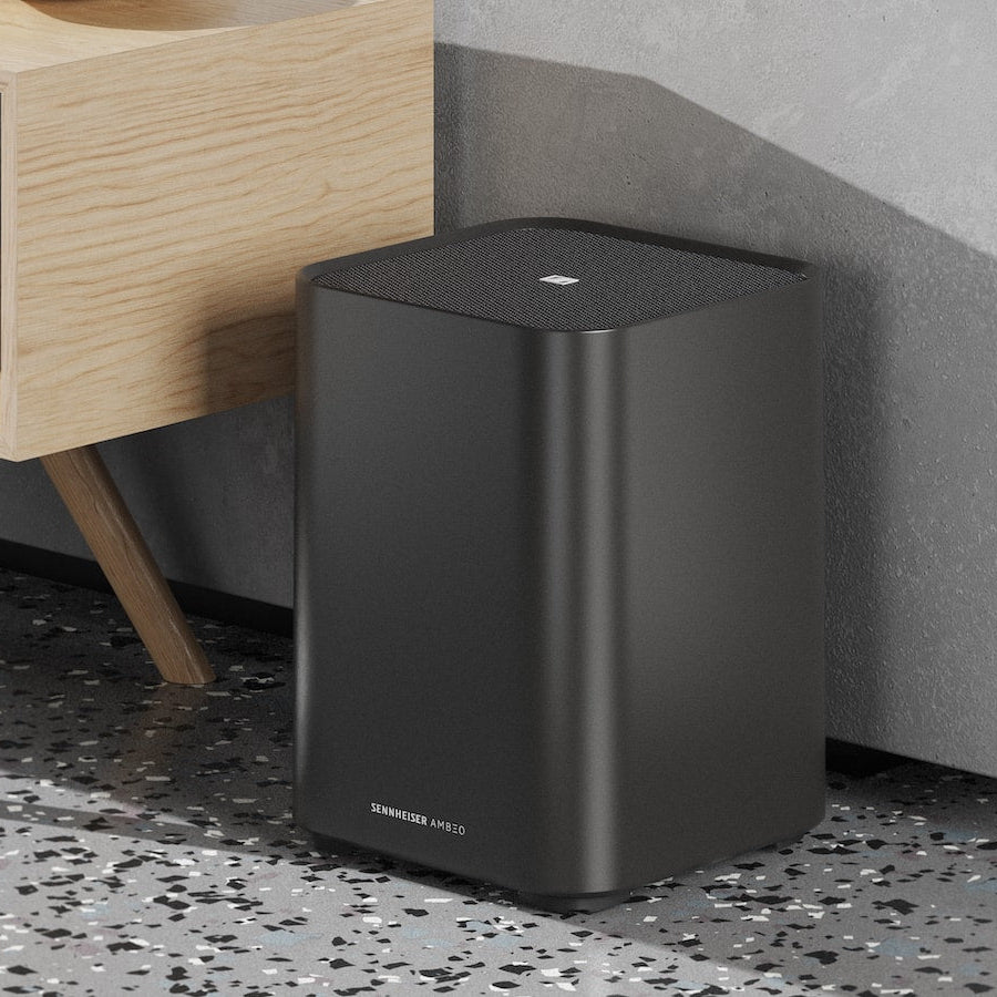Sennheiser Ambeo Sub subwoofer, black.