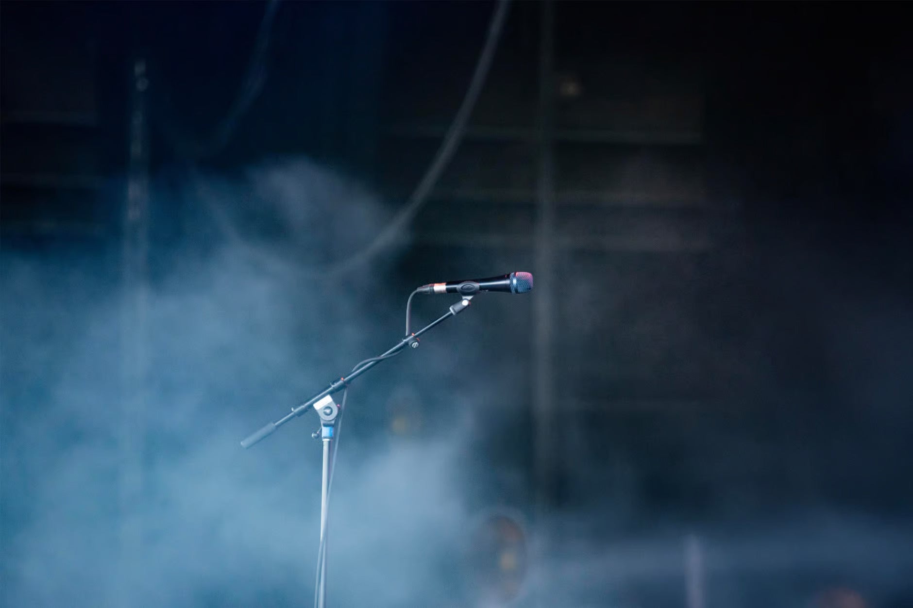 Sennheiser E 945 dynamic microphone with a black grille and body, ideal for live vocal performances.