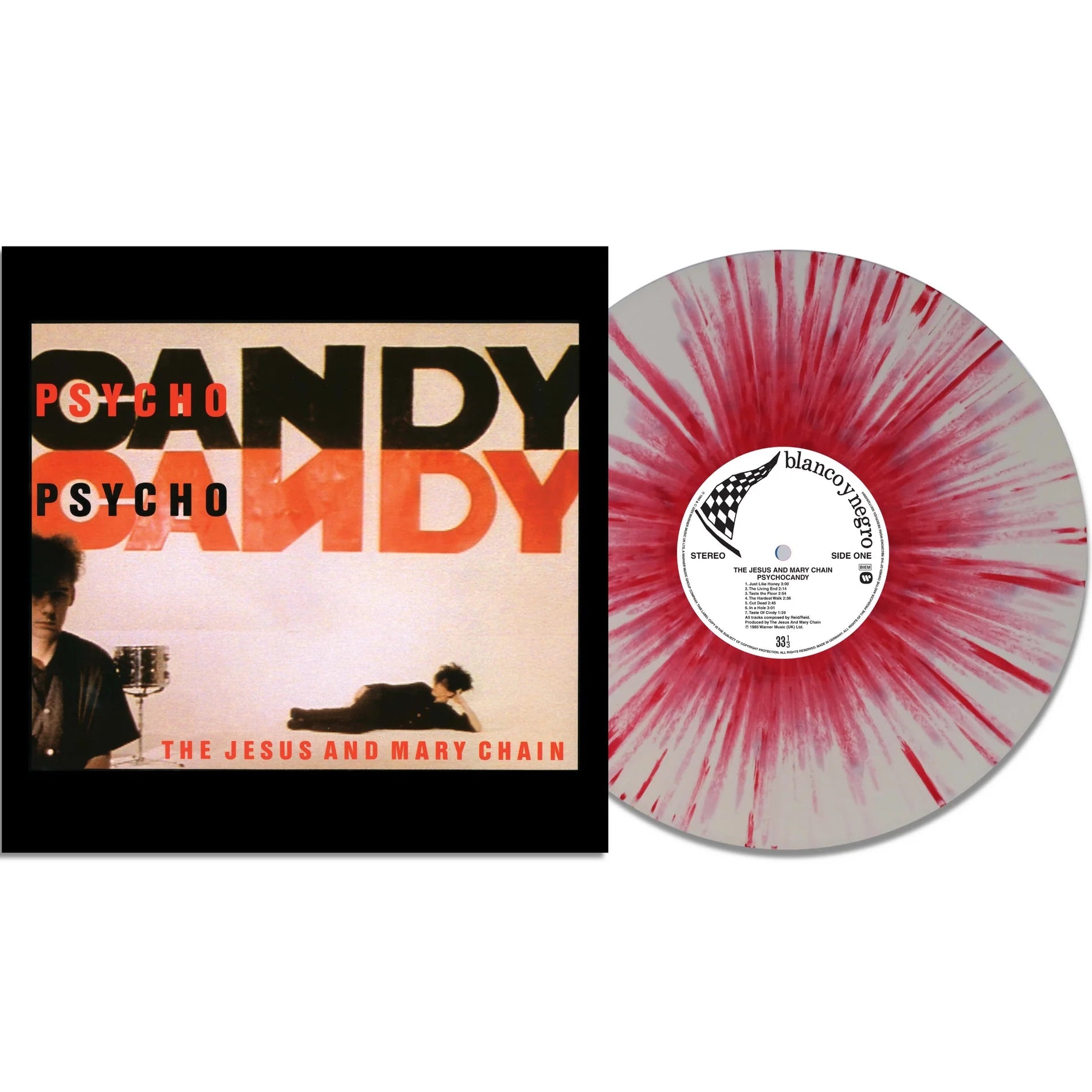 The Jesus and Mary Chain - Psychocandy (White & Red Splatter) Vinyl LP