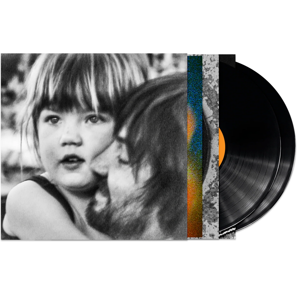 Black vinyl double LP of Tame Impala's Deadbeat album, featuring Columbia Records branding and album artwork.