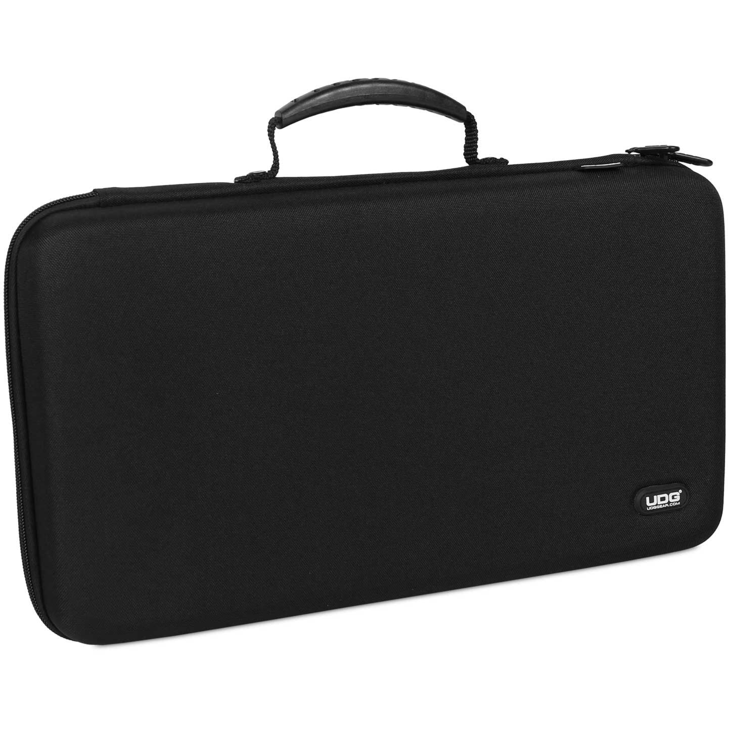 UDG Creator AlphaTheta DDJ-FLX2 DJ hardcase in black, designed for secure transportation of DJ equipment.