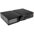 iFi Audio NEO iDSD 3 headphone amplifier and DAC showing its sleek black design with various input ports and control buttons