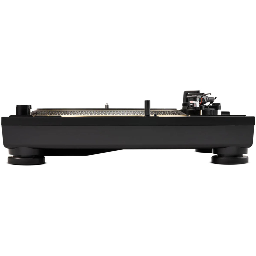 Vestlyd Vestlyd Pro T2 turntable with black finish, featuring control knobs and sleek design for high-quality audio playback.