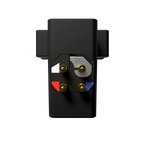 Ortofon VNL DANCE turntable cartridge with black body and stylus, shown from the back angle.