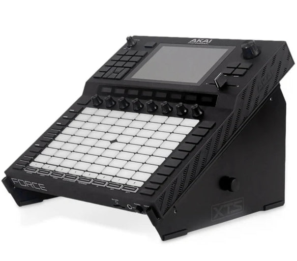 Analog Cases XTS Stand XL for keyboards, sturdy metal construction, adjustable height, black color, with mounting points for stability.