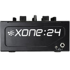 Allen & Heath Xone:24 DJ mixer with dual channels, colorful controls, and professional audio interface for mixing and DJing.