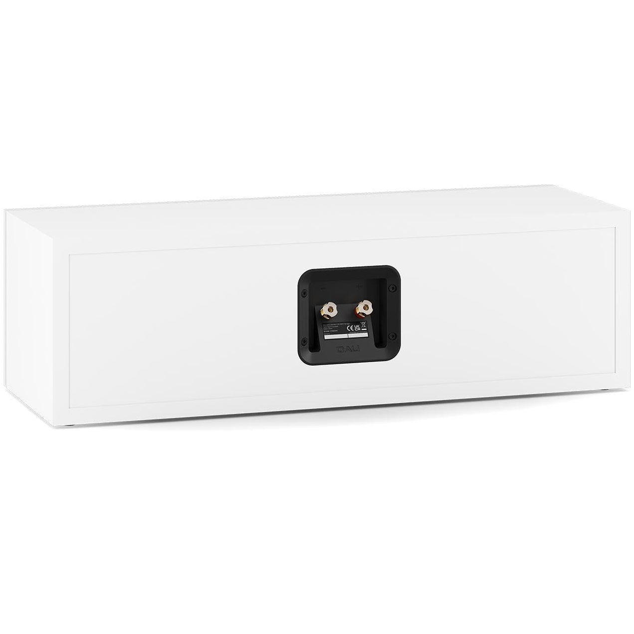DALI Sonik Cinema center speaker with sleek black finish and modern design, ideal for home theater audio systems.