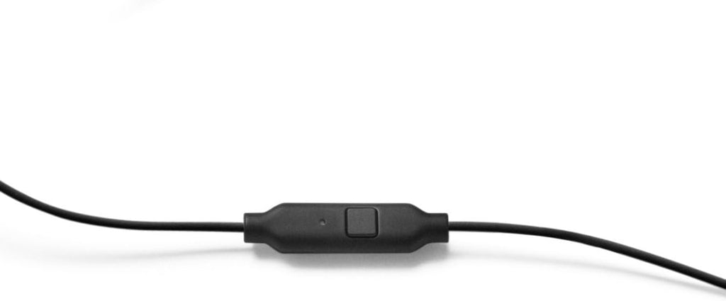 AIAIAI Tracks wired headphones in black, inline remote close-up