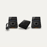 2 x AlphaTheta CDJ-1500X + DJM-V5 Club Booth Set