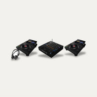 2 x AlphaTheta CDJ-3000X + Pioneer DJM-A9 Club Booth Set