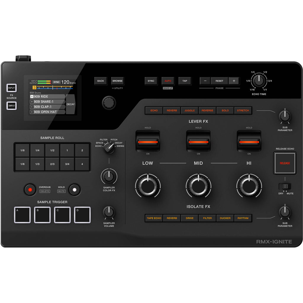 AlphaTheta RMX-IGNITE dj effects, angle 3