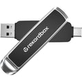 AlphaTheta SanDisk 1TB DJ Flash Drive usb sticks, hero shot in black
