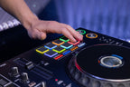 AlphaTheta XDJ-AZ all-in-one DJ system, in use