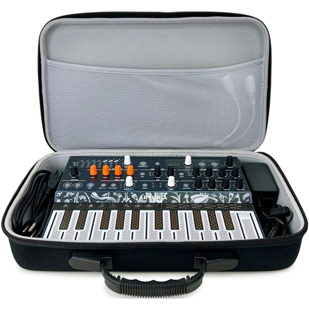 Analog Cases Pulse case for Arturia MiniLab and MicroFreak keyboard, protective soft-shell bag with carrying handle.