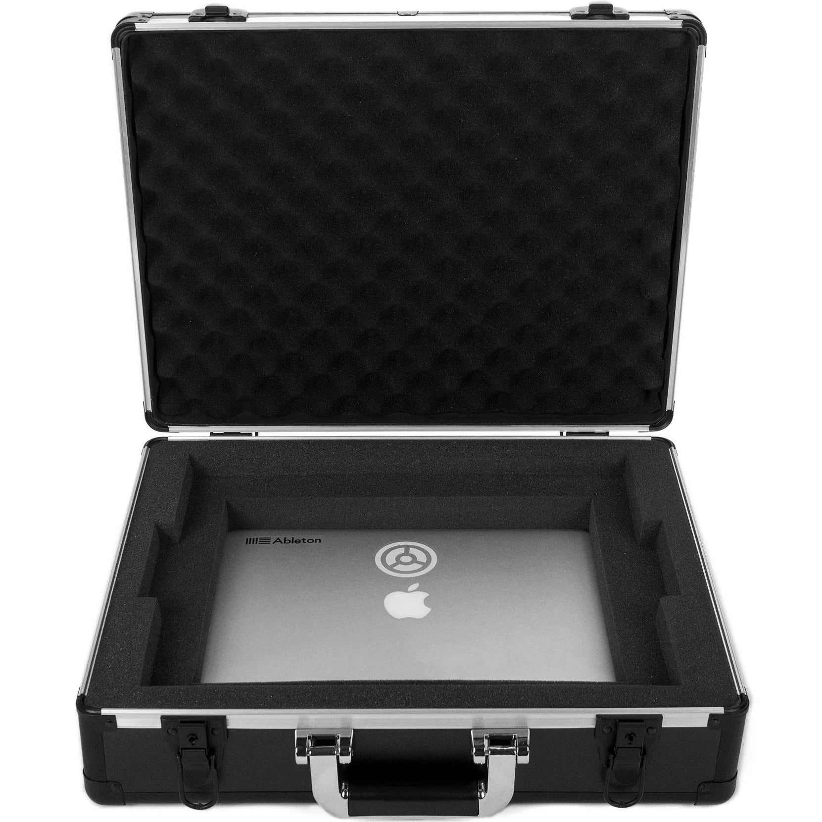 Analog Cases Unison Studio Bag for Ableton Push 2 or 3, black protective case with laptop compartment, designed for electronic music equipment.