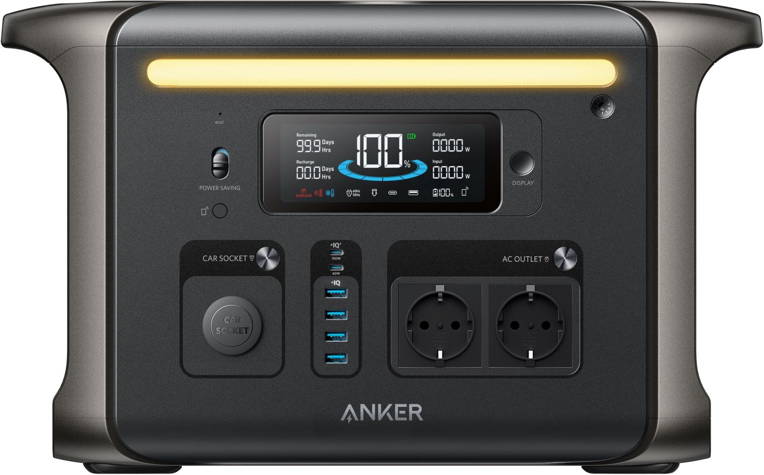 Anker Solix F1500 Portable Power Station (1536Wh, 1800W)