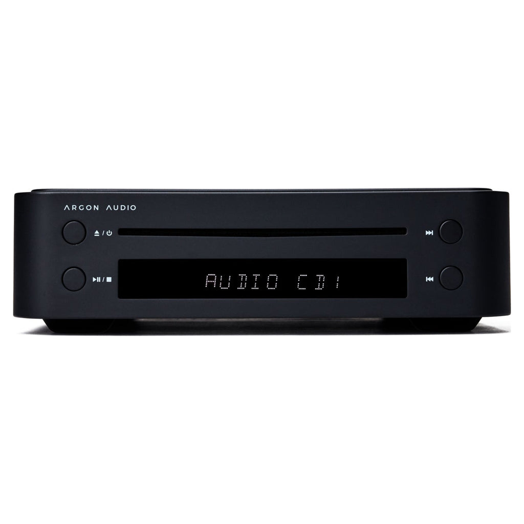 Argon Audio CD1 Black, front view with display
