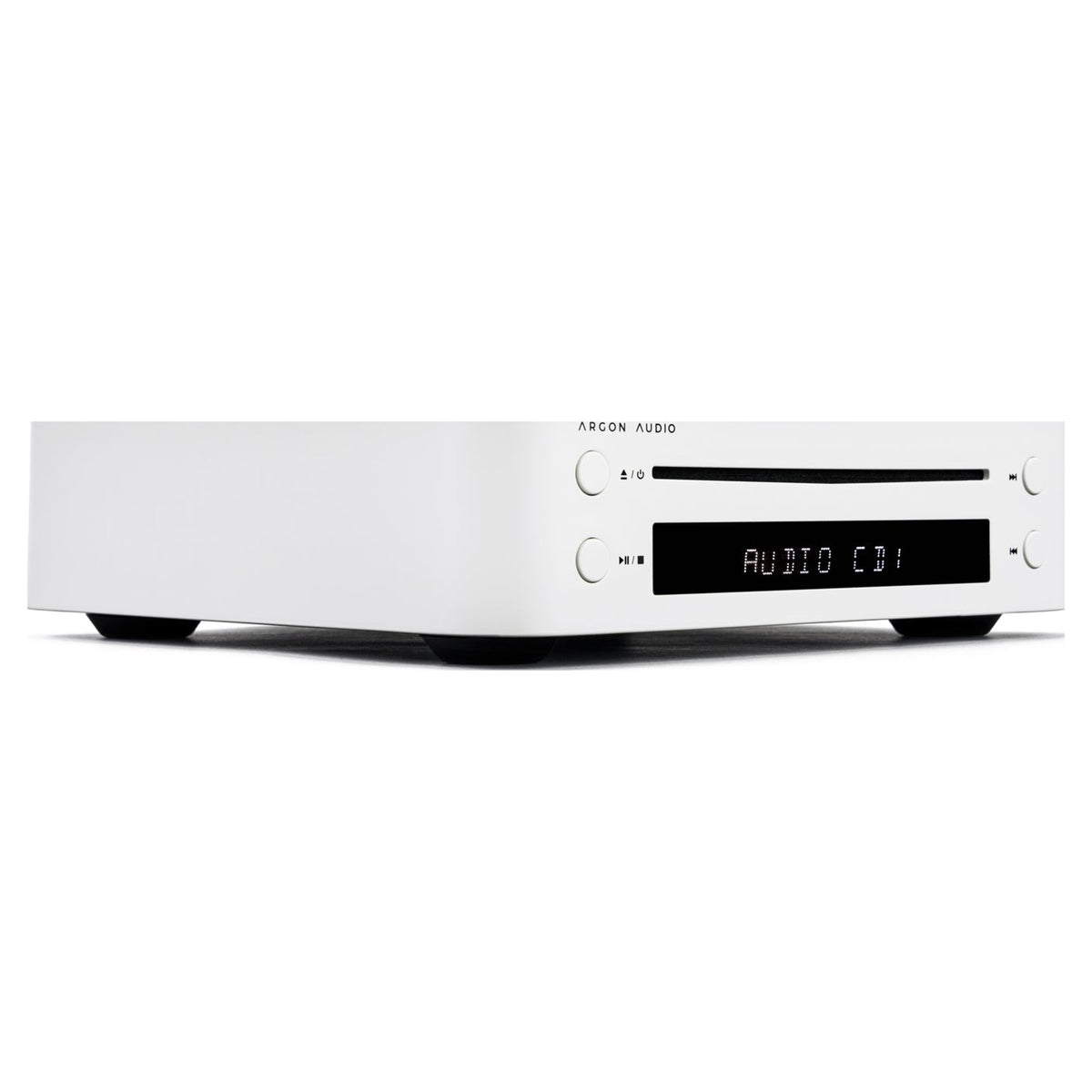 Argon Audio CD1 White, low front angle