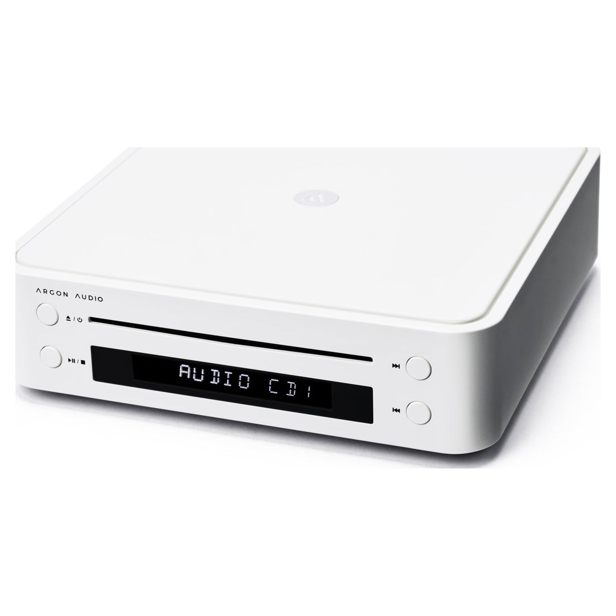 Argon Audio CD1 White, three-quarter view