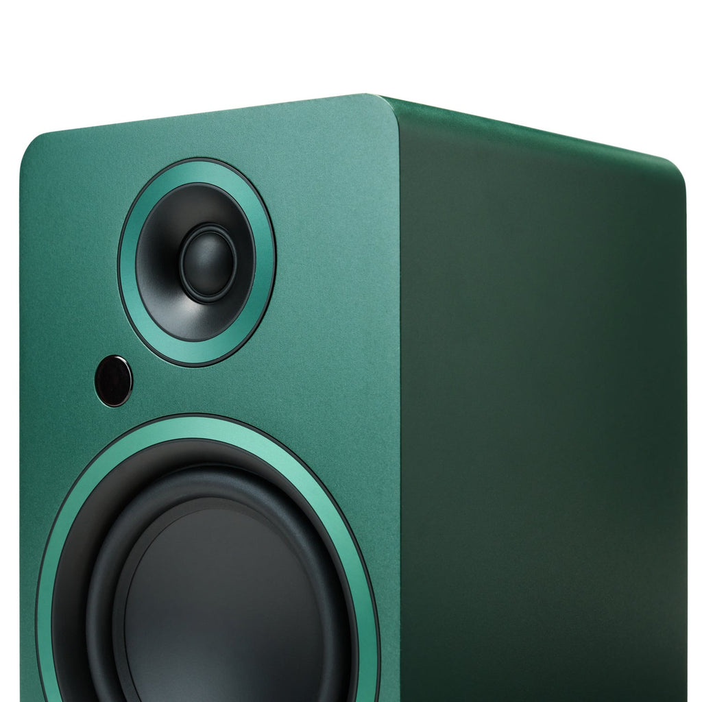 Argon Audio Fenris A5 active bookshelf speakers, close up