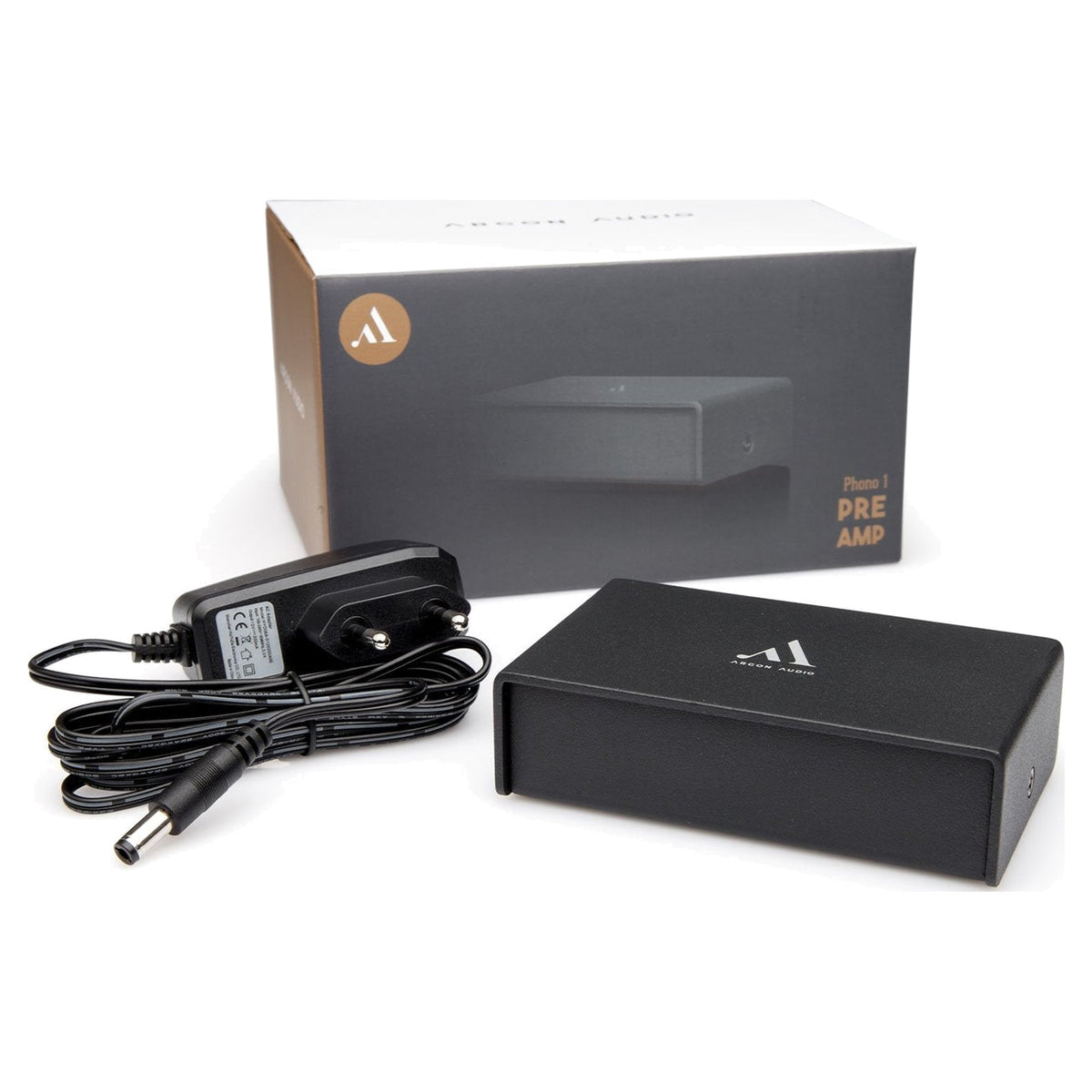 Argon Audio Phono1, with power supply and box