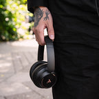 Argon Audio Quiet Storm Black carried in hand