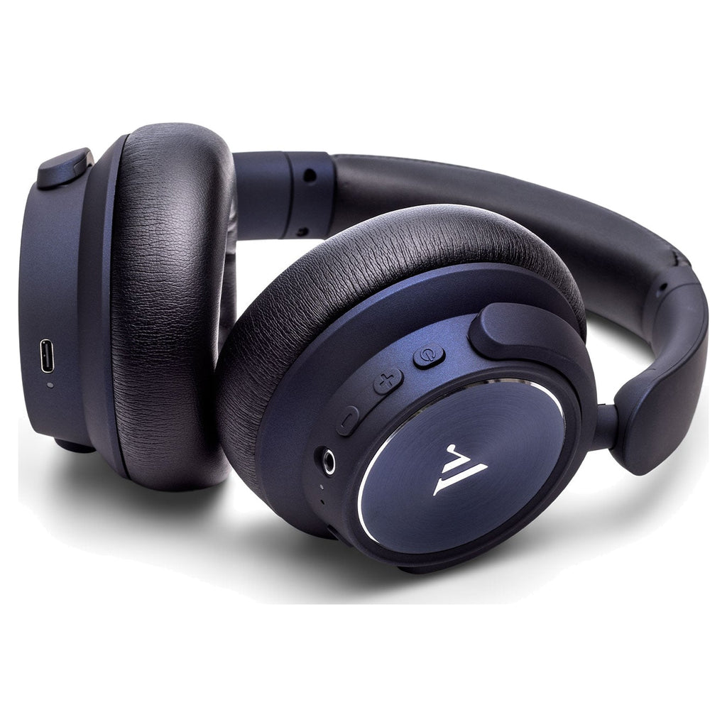 Argon Audio Quiet Storm Blue, lying flat with controls