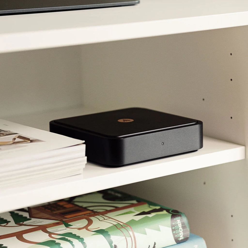 Argon Audio Solo music streamer, front view, black