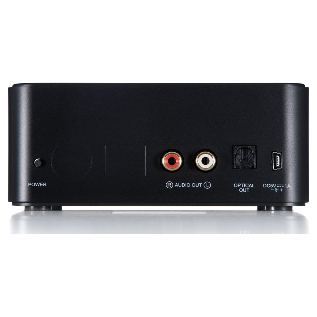 Argon Audio Stream 2 MK3, rear panel with RCA and optical outputs