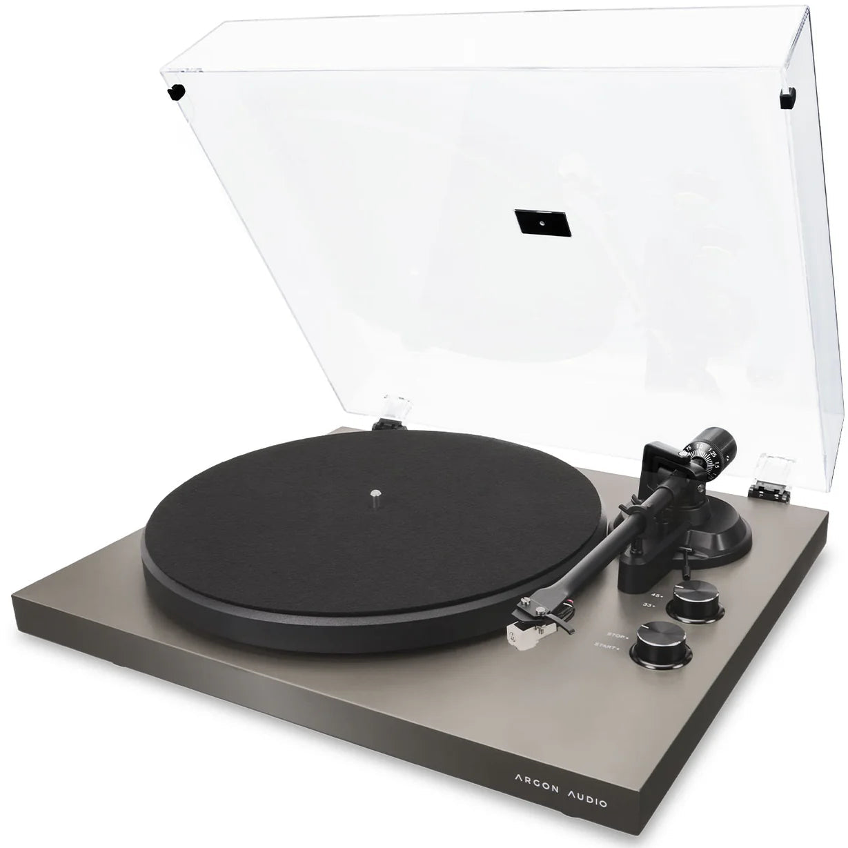 Argon Audio TT MK2 turntable, in silver