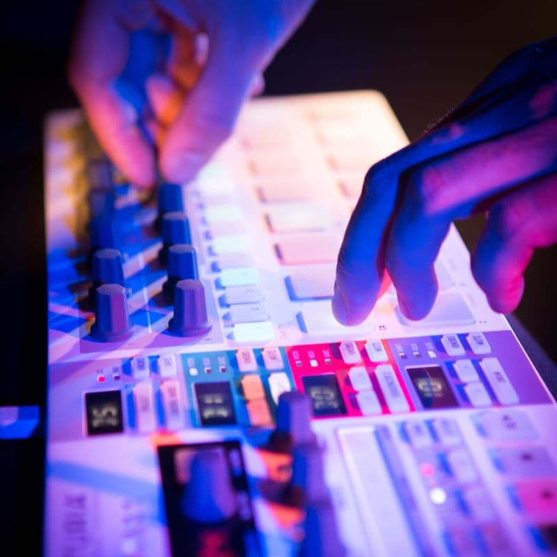 Arturia BeatStep Pro sequencers, close up