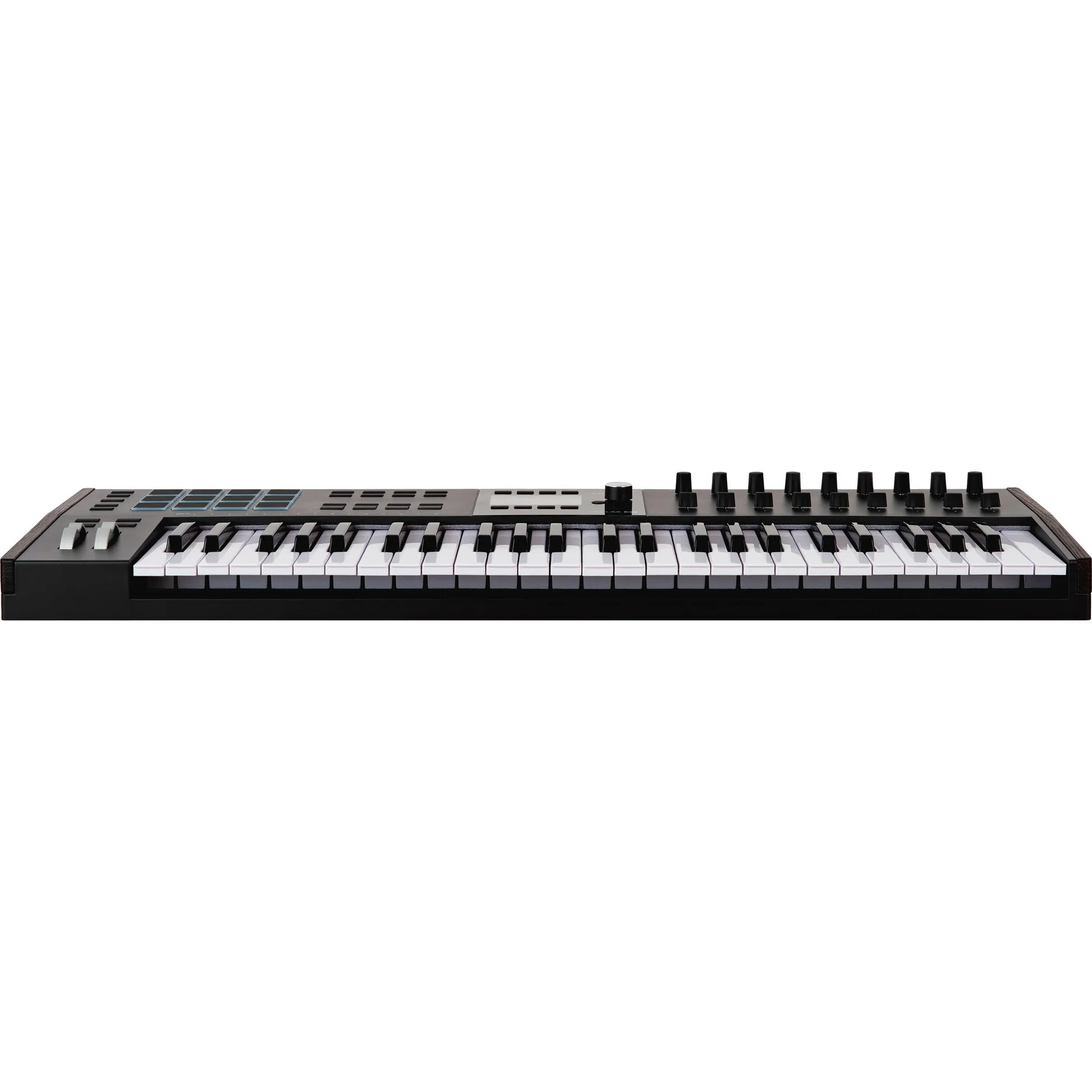 Arturia KeyLab 49 MK3 MIDI keyboard in black finish, front view