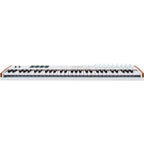 Arturia KeyLab 61 MK3 MIDI keyboard in white finish, front view