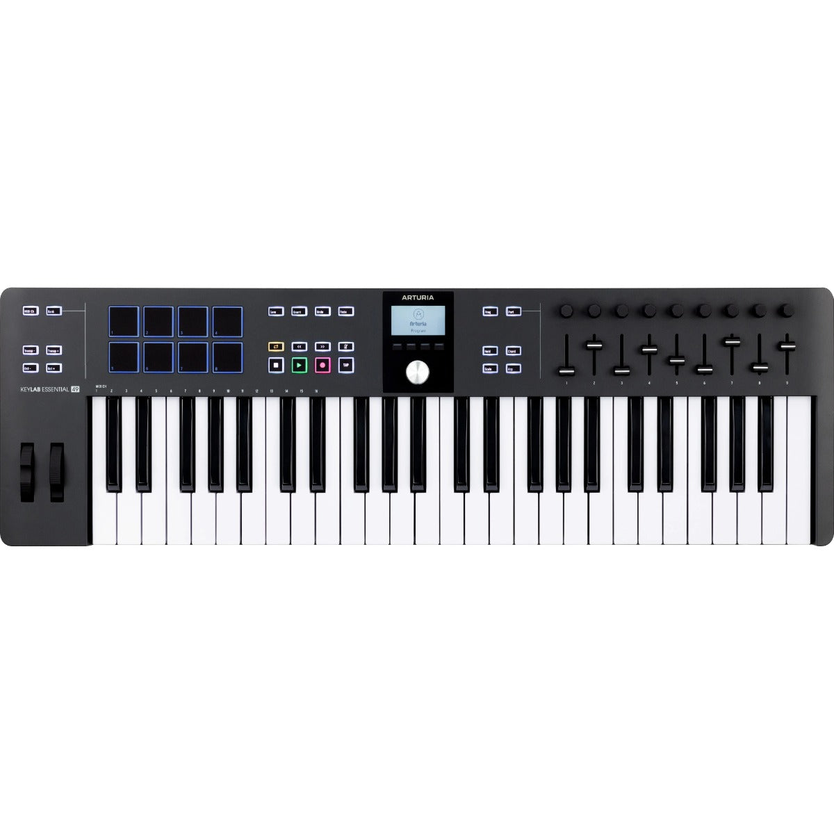 Arturia KeyLab Essential 49 MK3 MIDI keyboard, in black