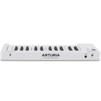 Arturia MicroLab MK3 MIDI keyboard controller, white, rear panel and connections