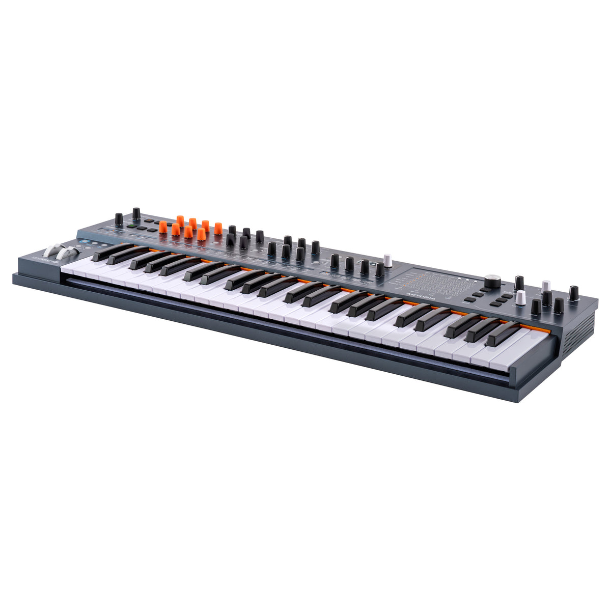Arturia MiniFreak 49 hybrid synthesizer 3/4 right angle view