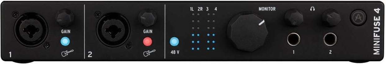 Arturia MiniFuse 4, audio interfaces, lifestyle, white