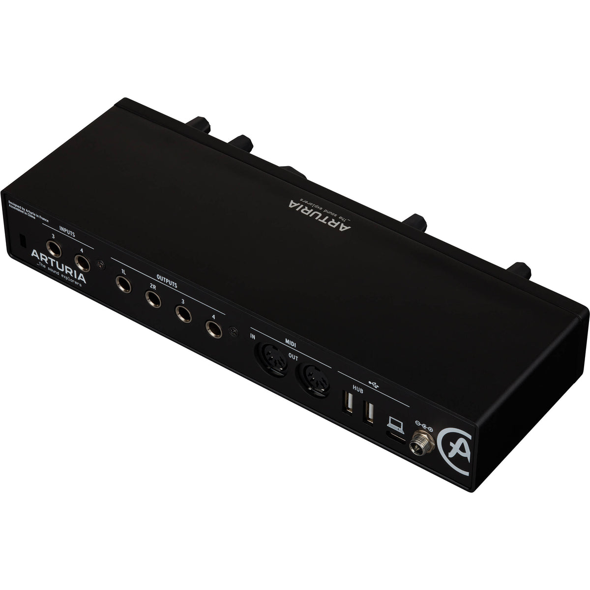 Arturia MiniFuse 4, audio interfaces, view 7, white