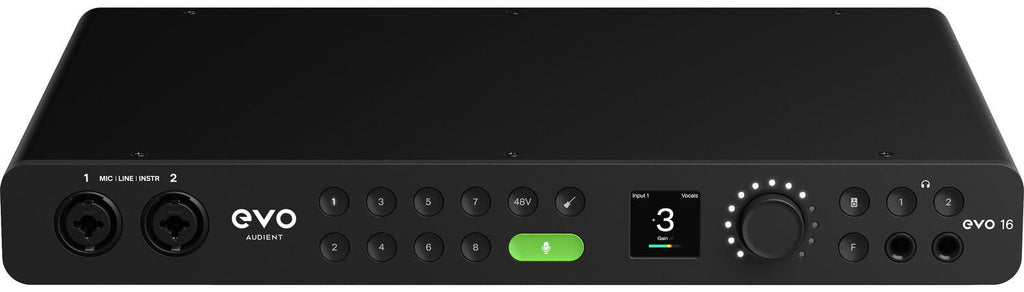 Audient EVO 16, audio interfaces, angle