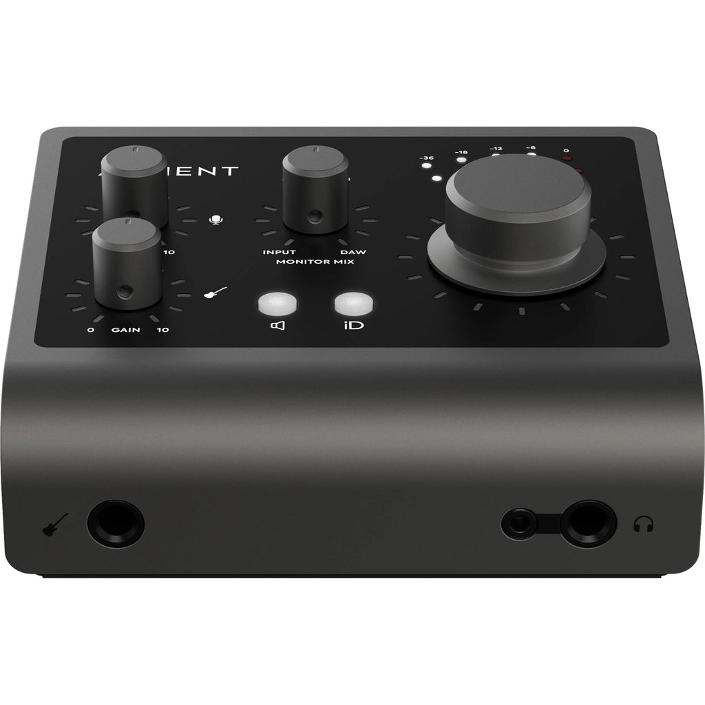 Audient iD4 MK2 USB audio interface, in black