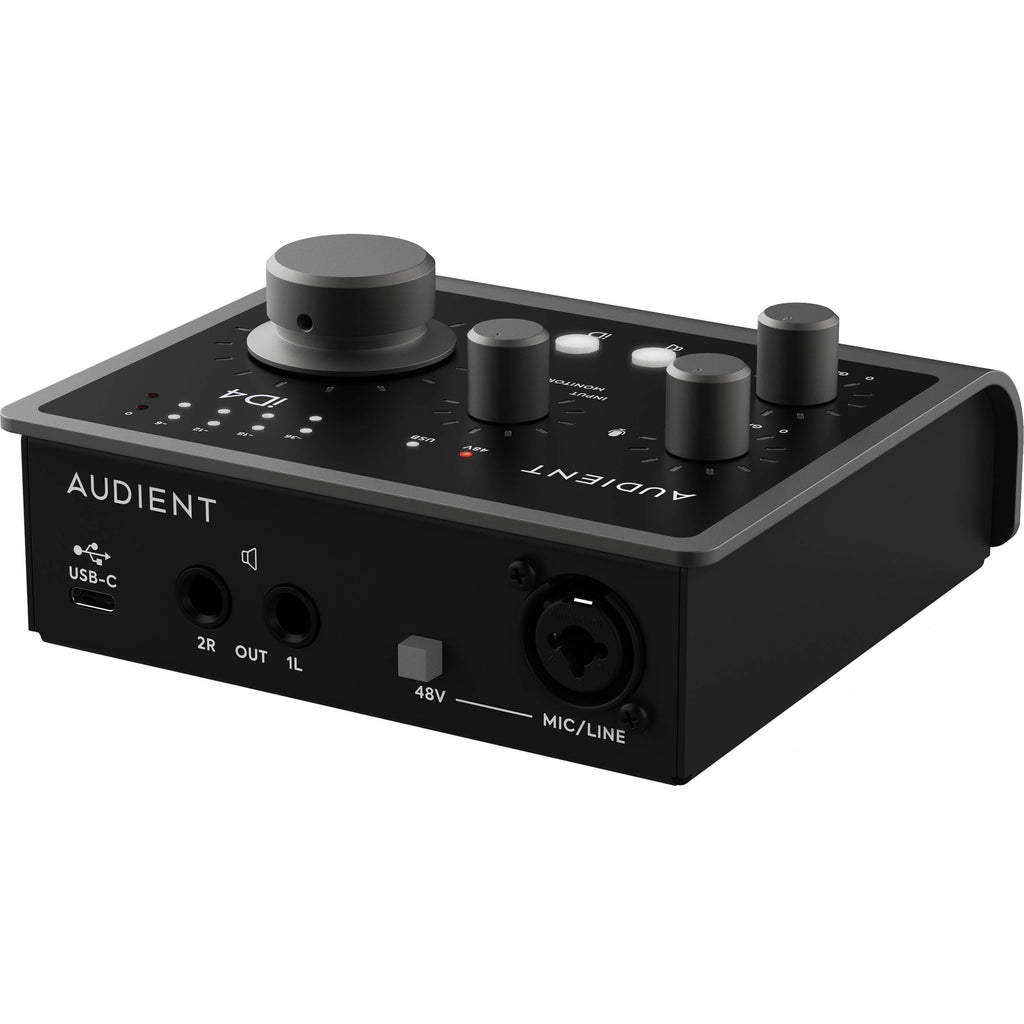 Audient iD4 MK2 USB audio interface, front view