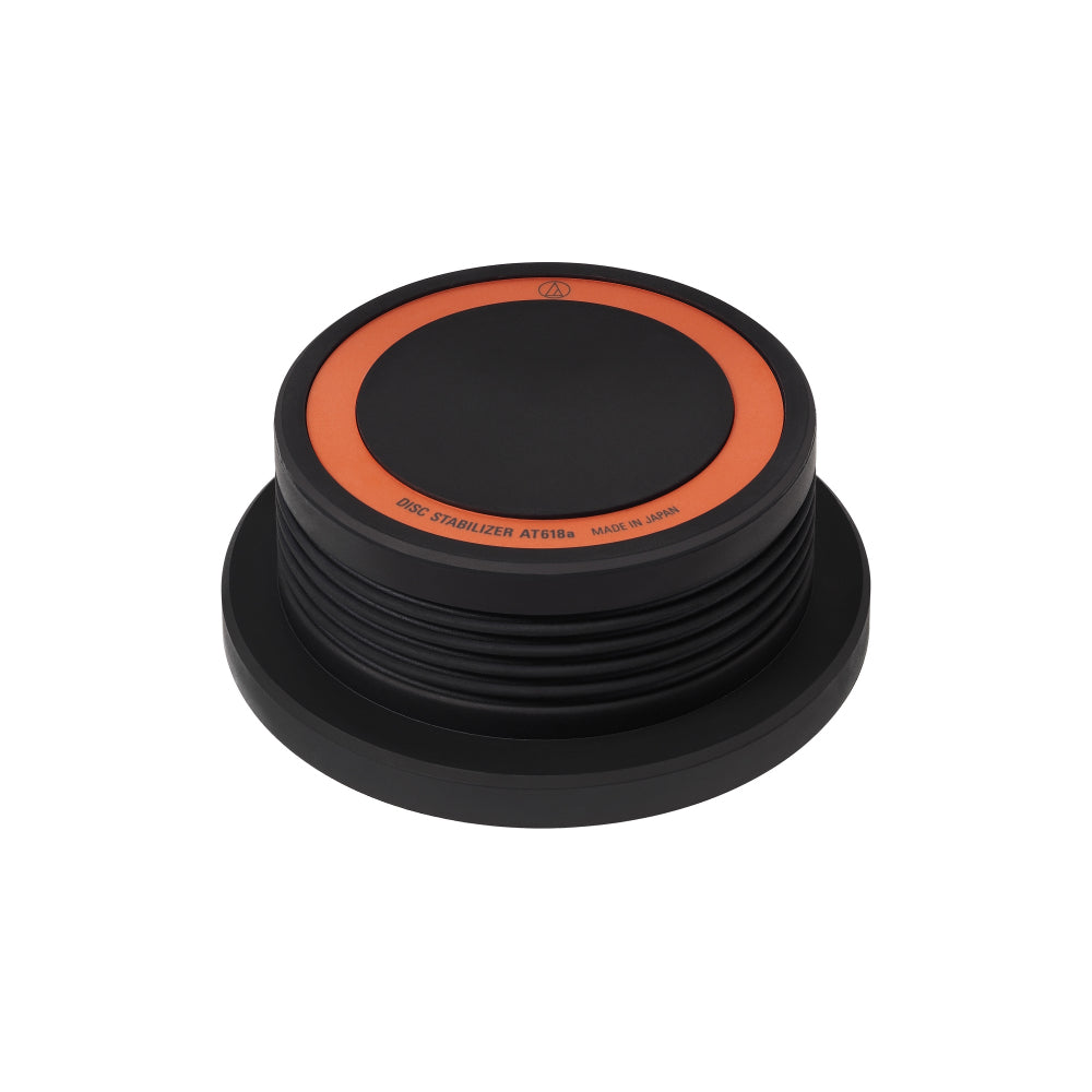 Audio-Technica AT618a record weights / stabilizers / 45 adaptors, adapter view