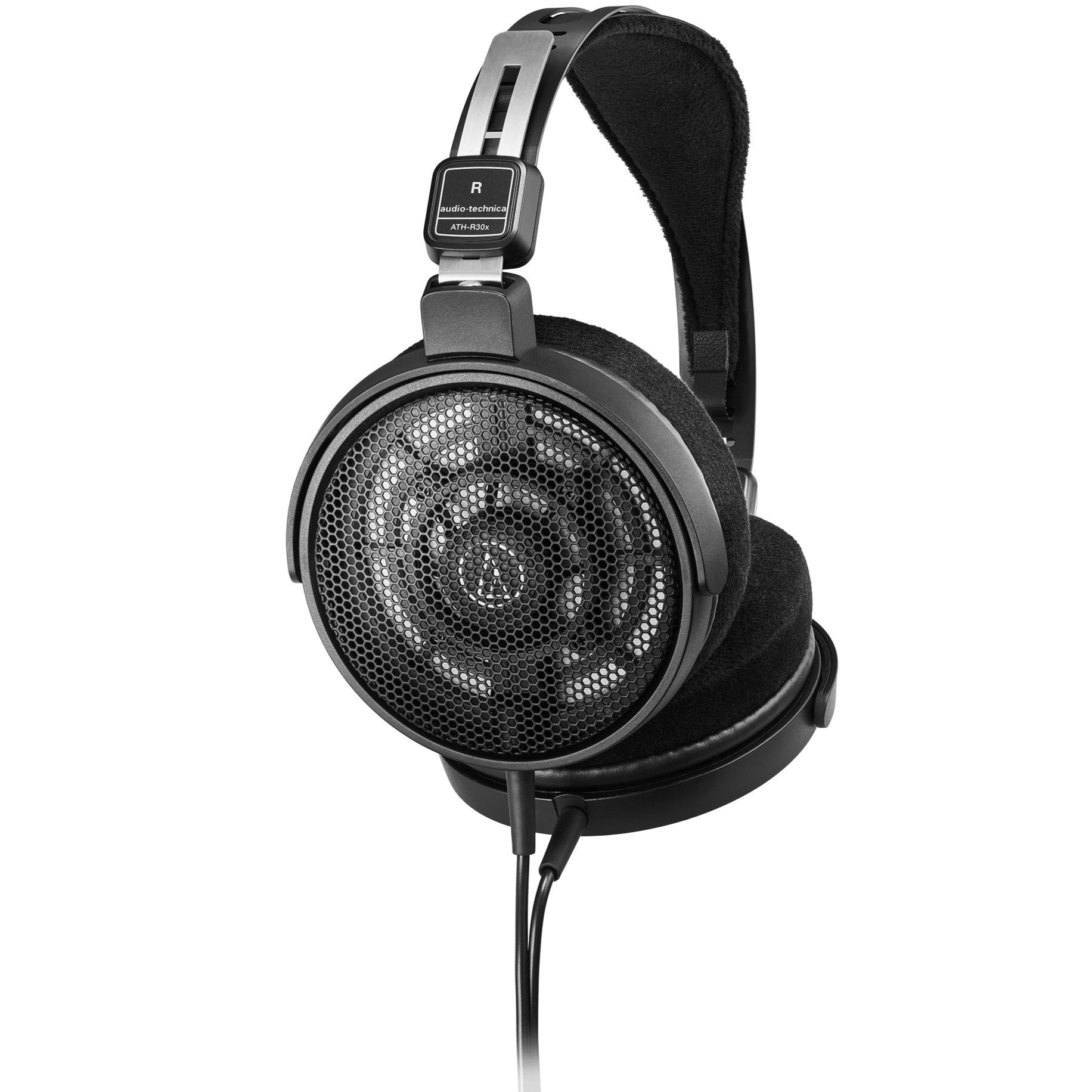 Audio-Technica ATH-R30x studio headphones, side view