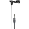 Audio Technica ATR3350xiS lavalier microphone with clip, ideal for hands-free audio recording and interviews.