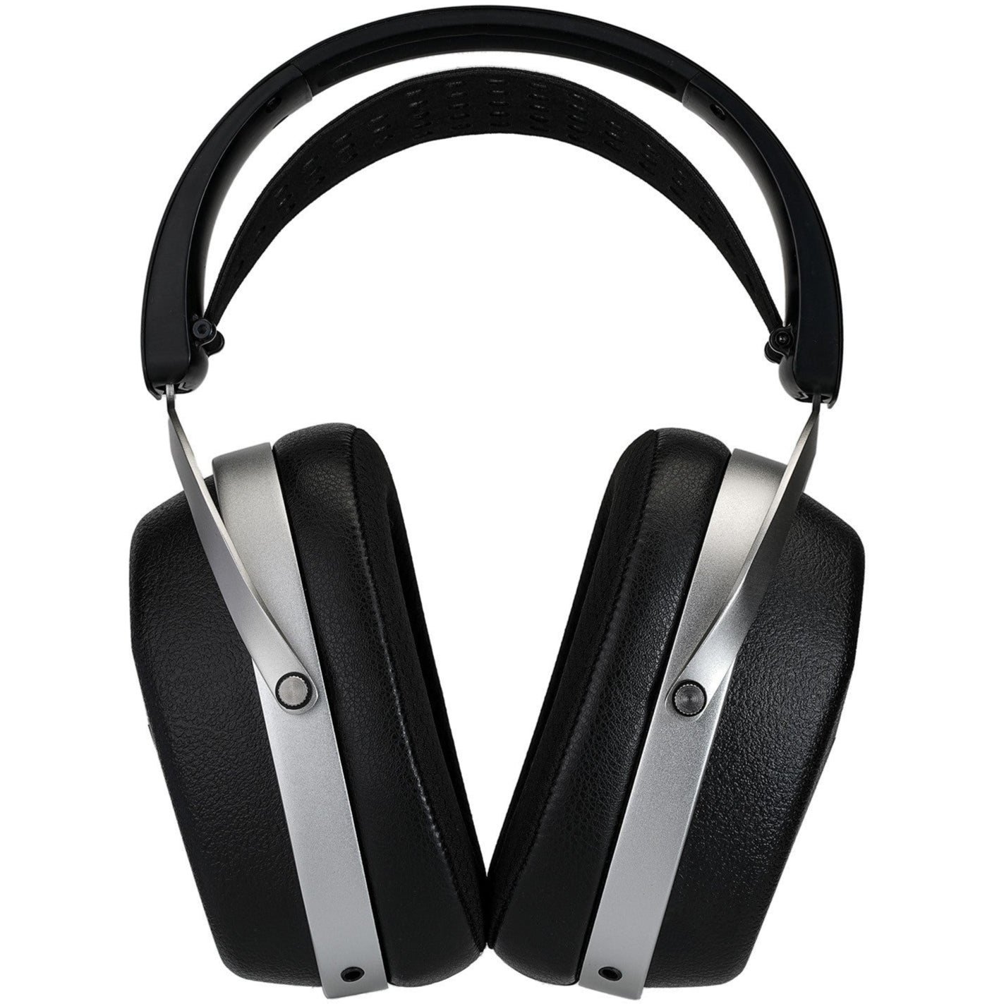 HiFiMAN Audivina LE wired headphones with sleek black design and over-ear cushions for premium listening comfort.