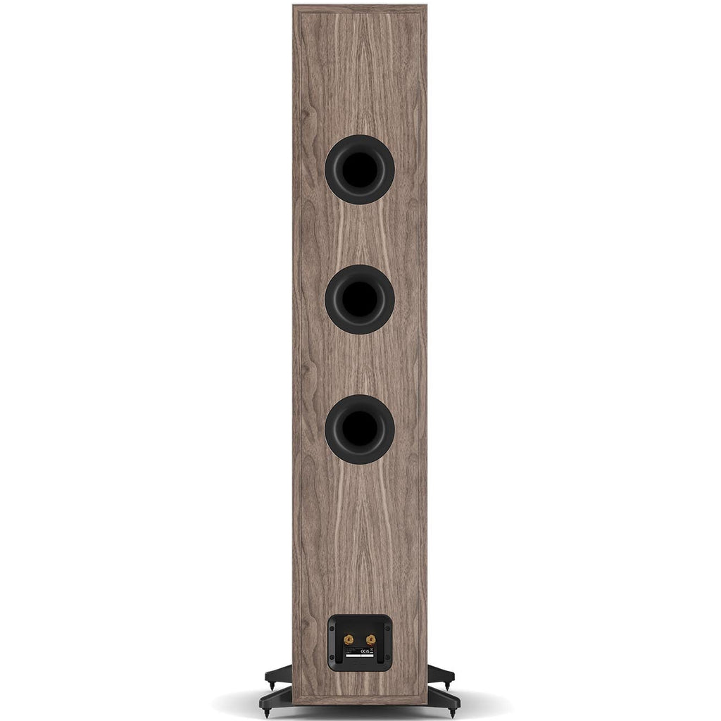 DALI Sonik 9 passive floorstanding speakers with sleek black cabinets and multiple drivers for high-quality audio.